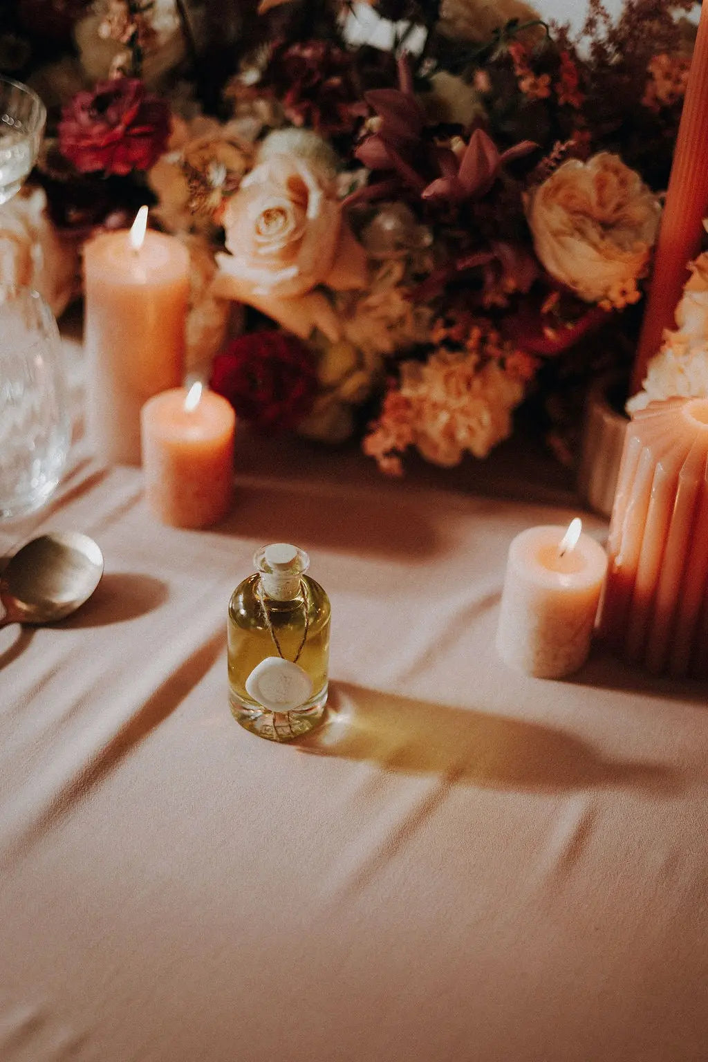 Cadeaux d’invités: Bouteille d’apothicaire d’huile d’olive Pomy