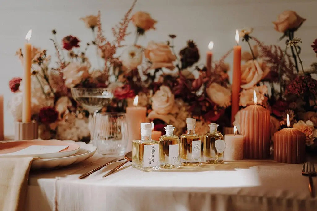 Cadeaux d’invités: flacon d’huile d’olive Pomy