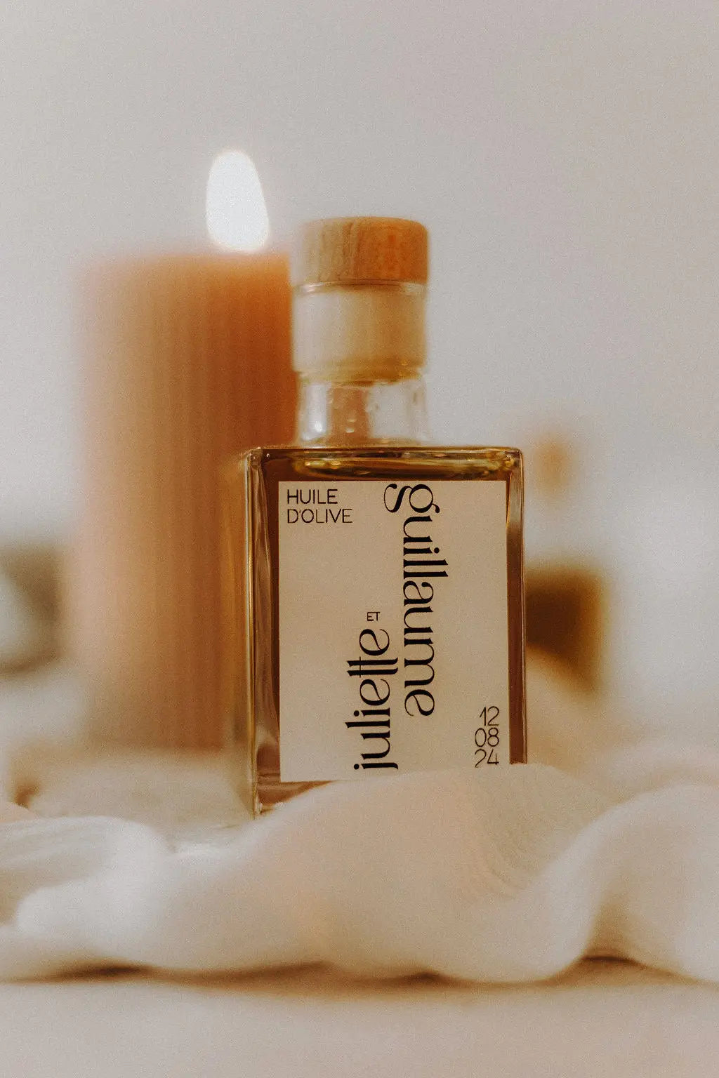 Cadeaux d’invités: flacon d’huile d’olive Pomy