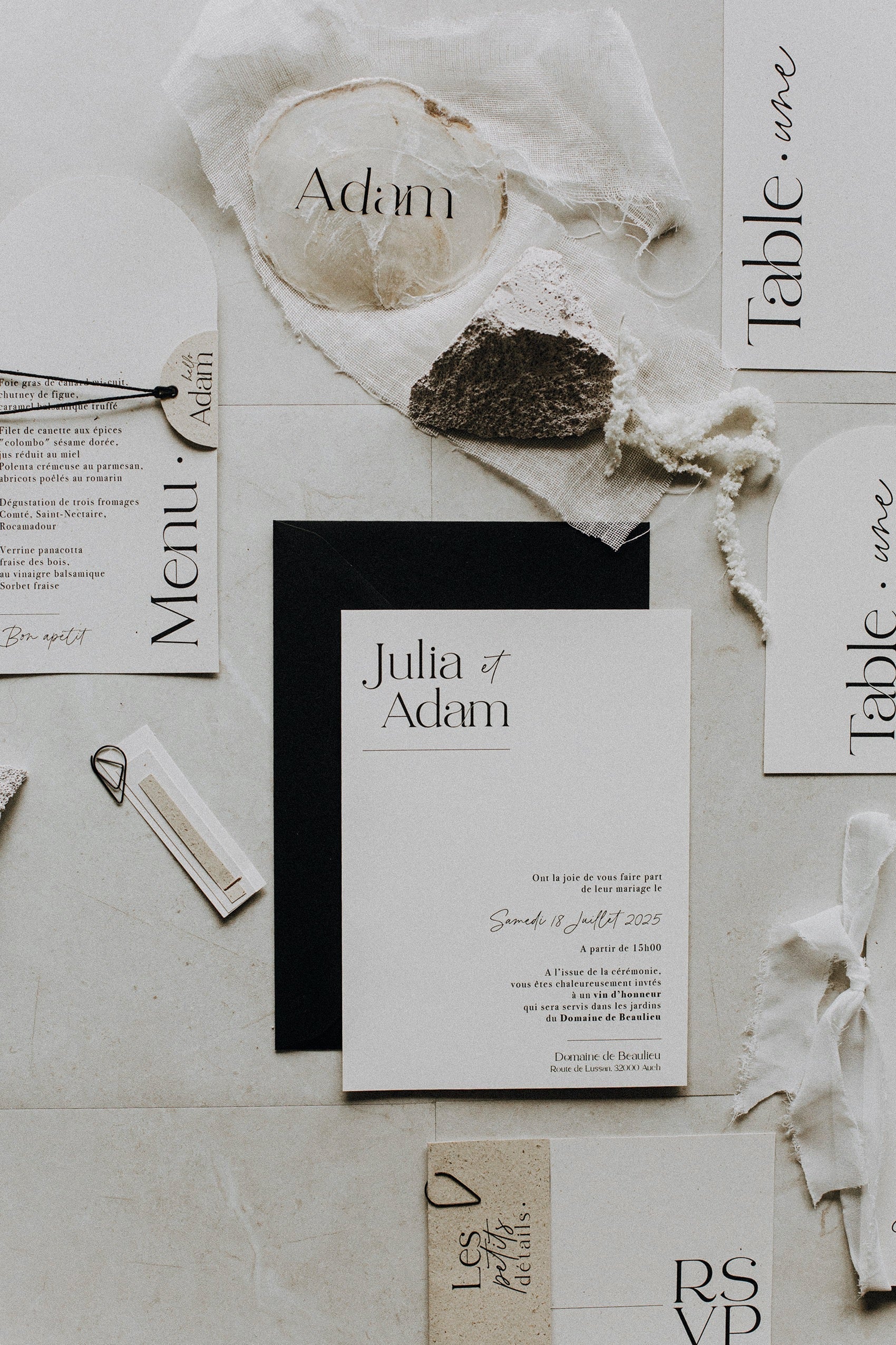 Papeterie de mariage - Pomy