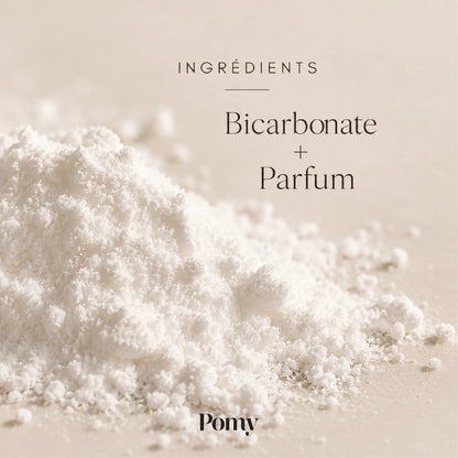 Poudre parfumée Nuage de Coton – Aspirateur, tapis &amp; poubelle Pomy