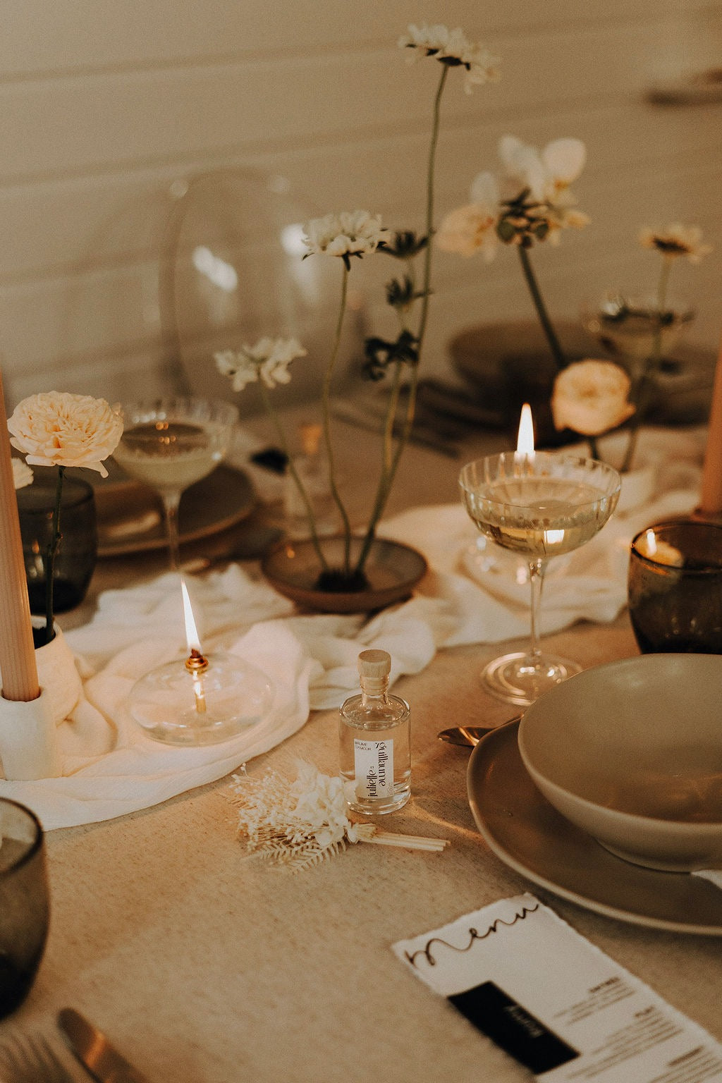 Cadeaux d’invités: Flacon de parfum d’ambiance fleuri