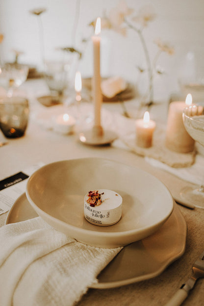 Cadeaux d’invités: Bougie infusée aux fleurs