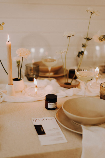 Cadeaux d’invités: Mini bougie personnalisée