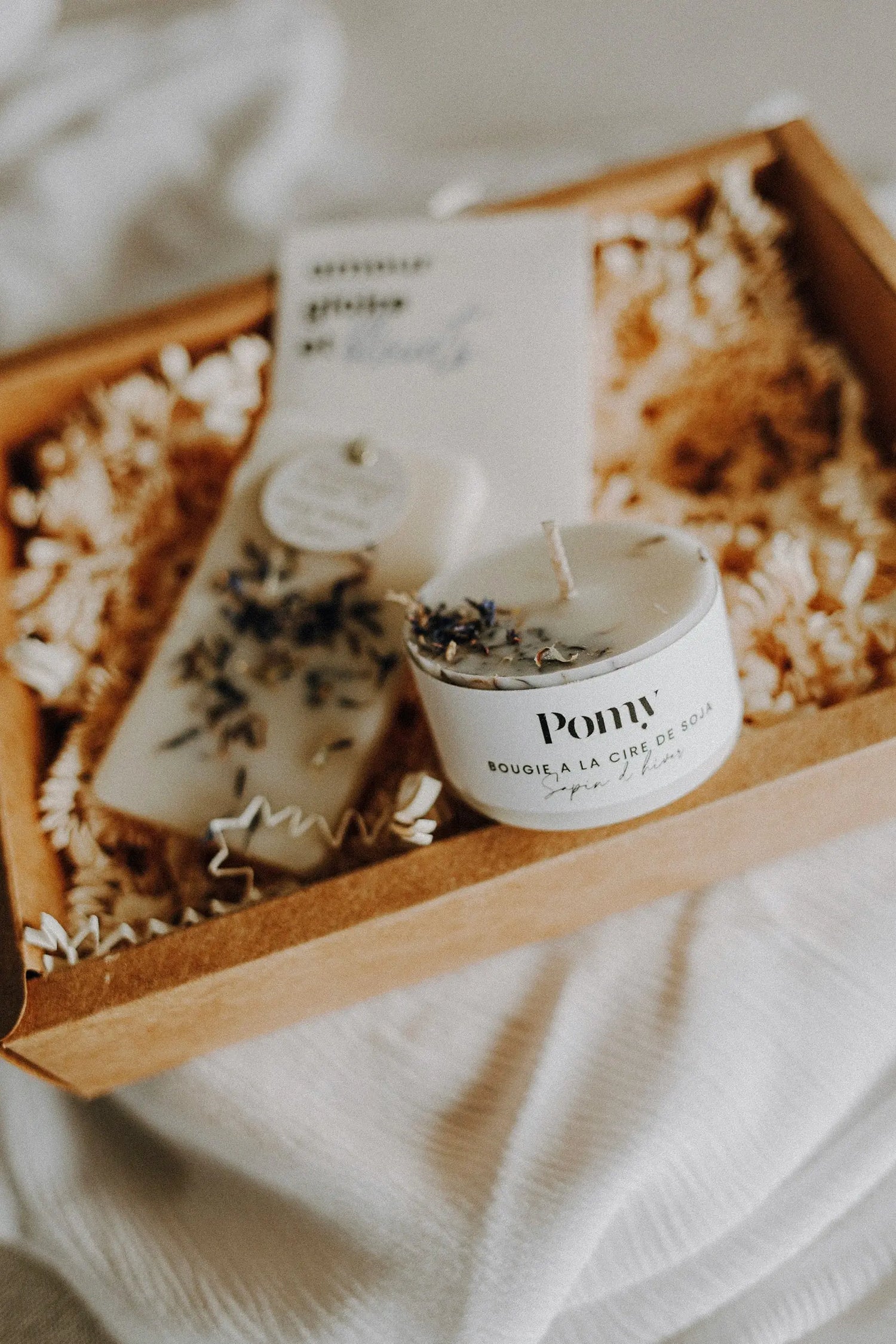 Coffret Amour gloire &amp; bleuets Pomy