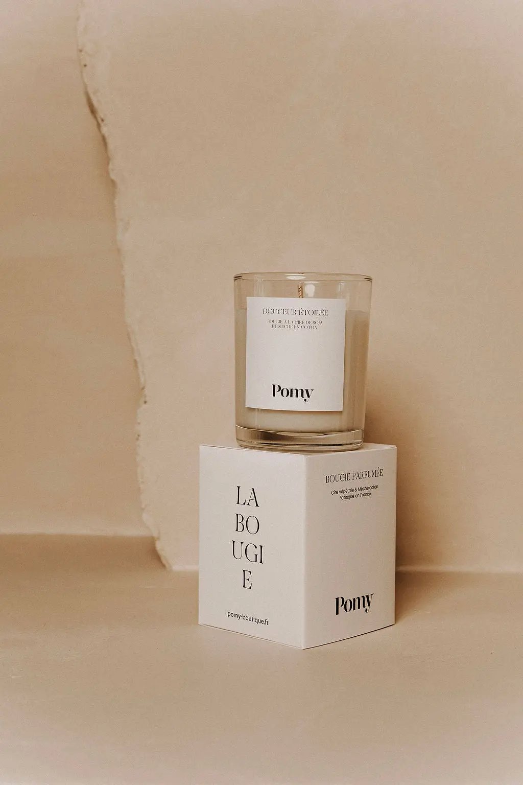 Bougie Douceur étoilée Pomy