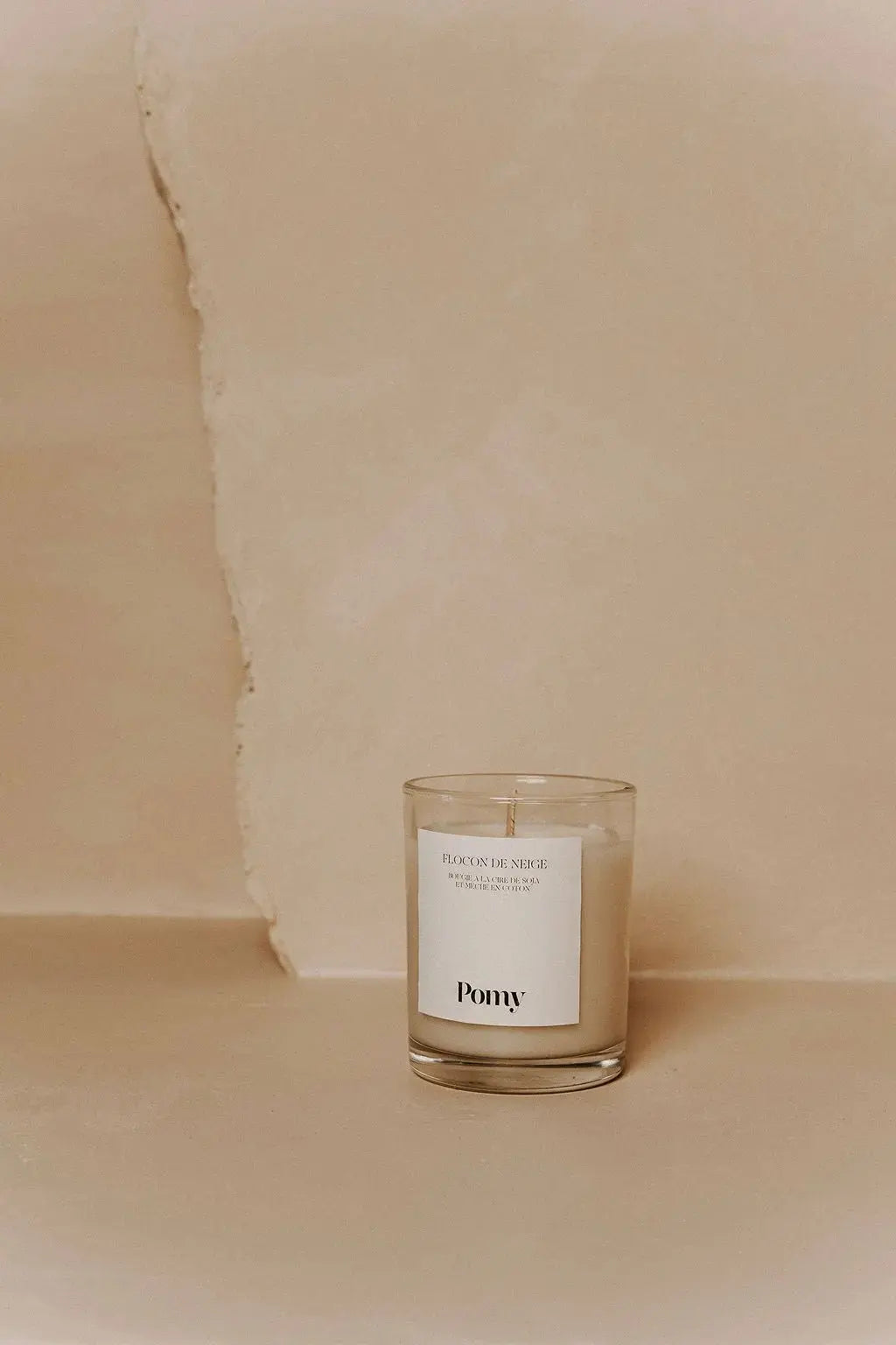 Bougie Flocon de neige Pomy