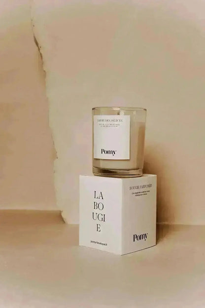 Bougie Parfumée Artisanale – Nuage de coton Pomy