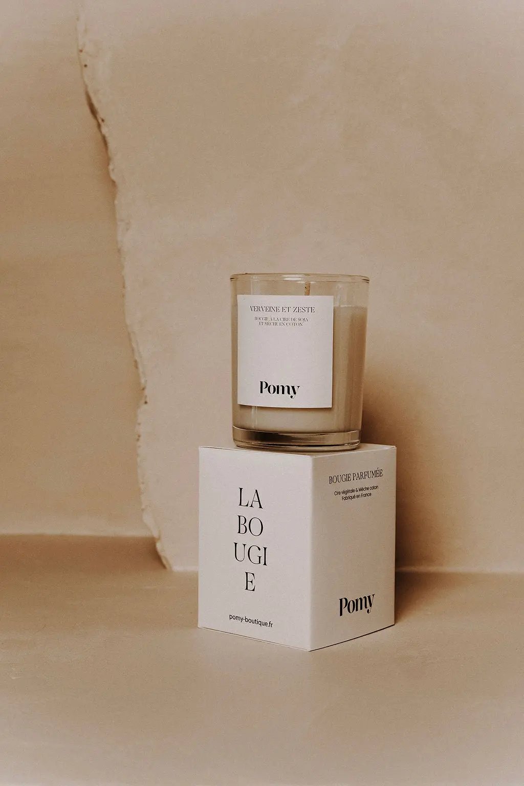 Bougie Verveine et zeste Pomy