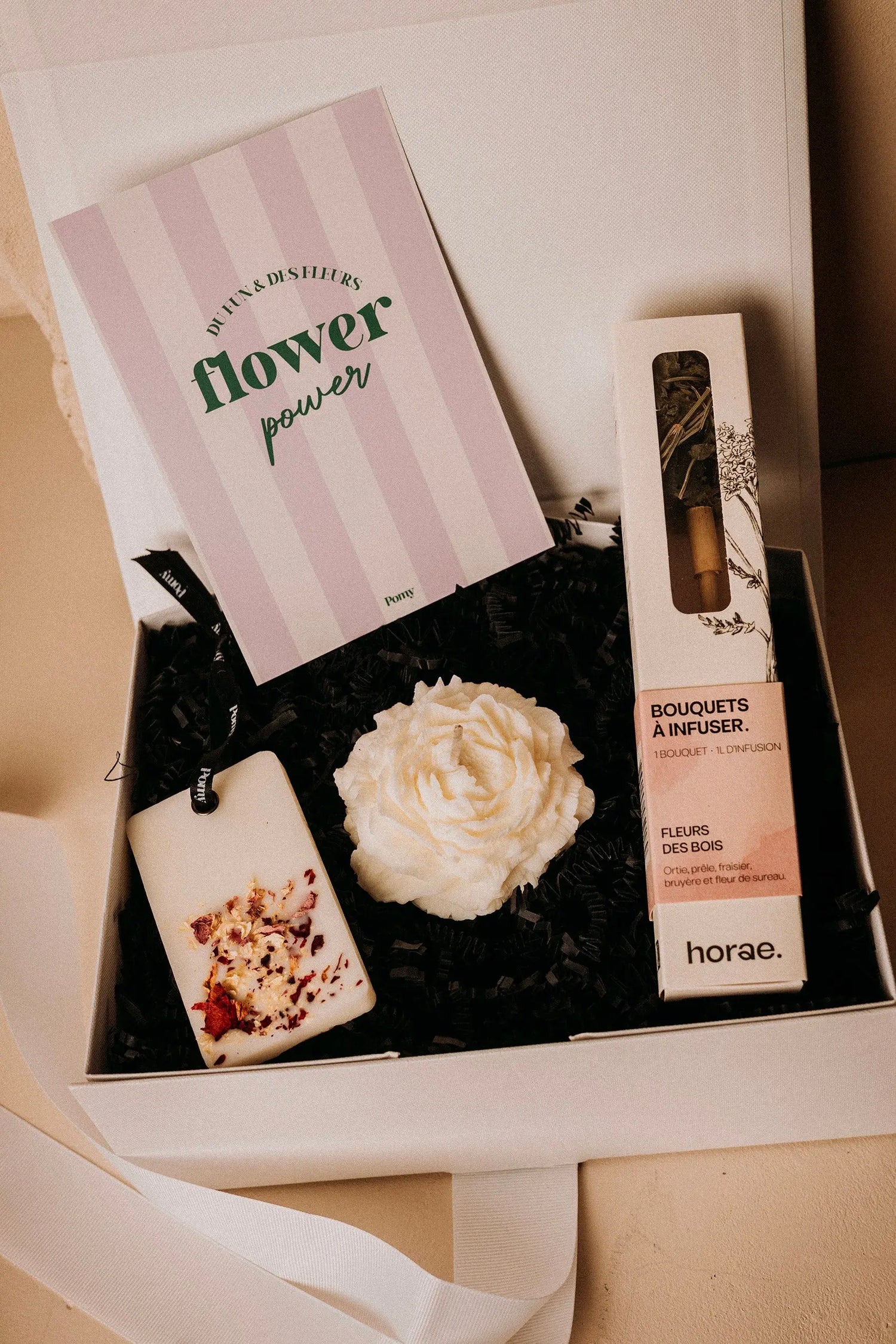 Box Flower power Pomy