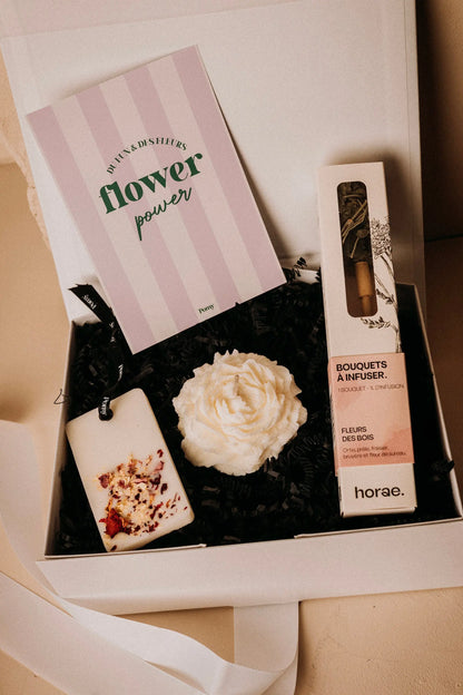 Box Flower power Pomy