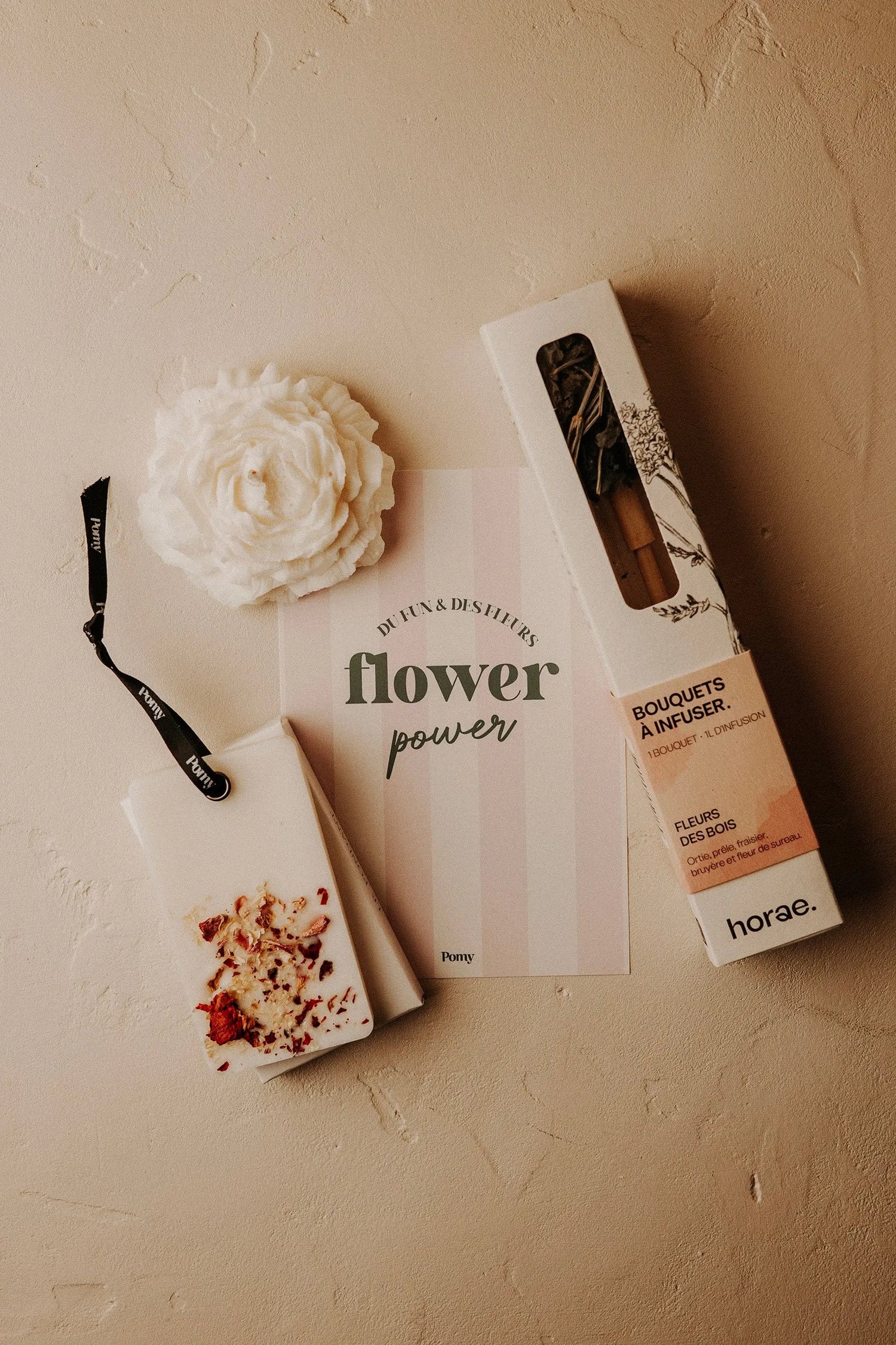 Box Flower power Pomy