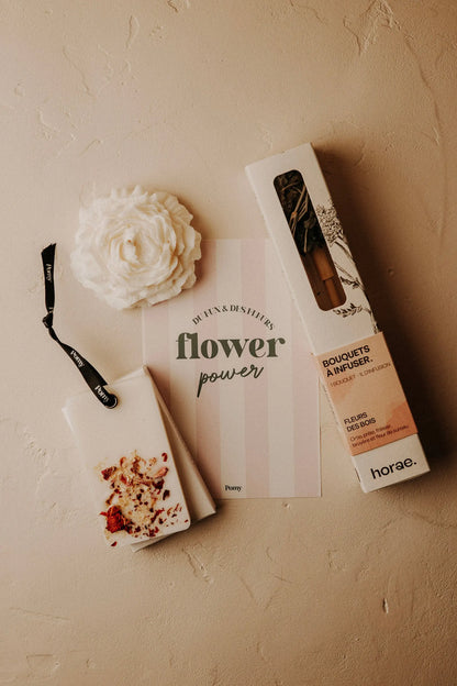 Box Flower power Pomy