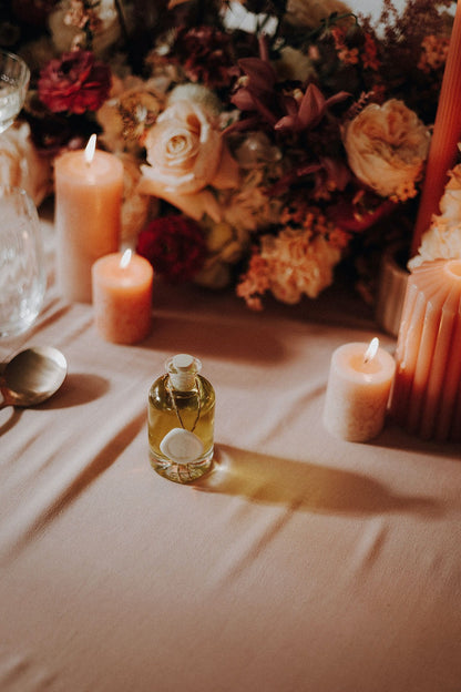 Cadeaux d’invités: Bouteille d’apothicaire d’huile d’olive