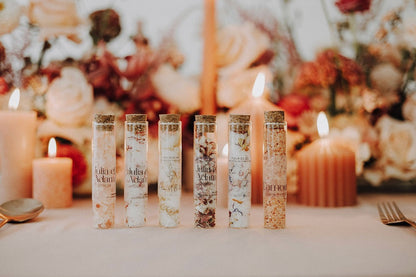 Cadeaux d’invités: Fleur de sel parfumée aux fleurs comestibles