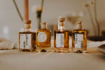 Cadeaux d’invités: flacon d’huile d’olive