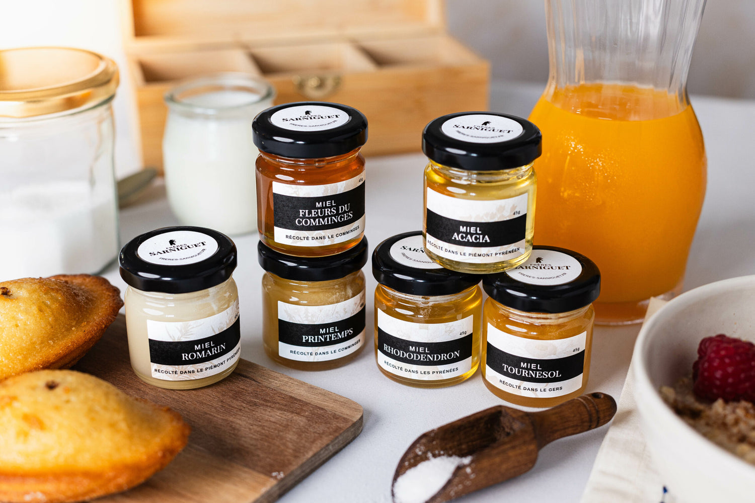 Cadeaux d’invités: pot de miel artisanal